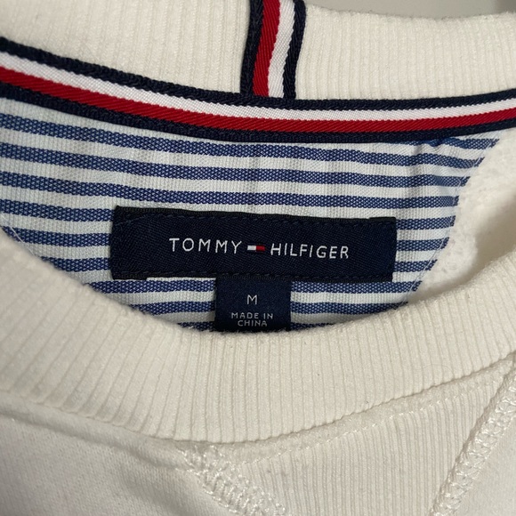 White Tommy Hilfiger Crewneck - Picture 2 of 3